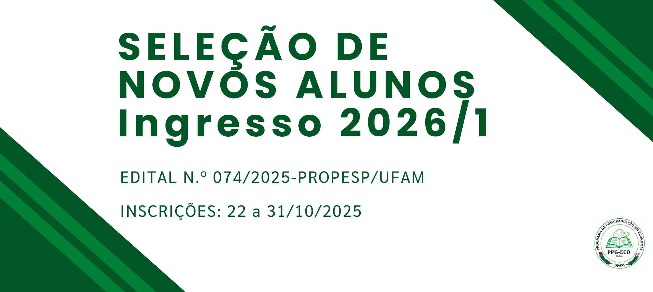 EDITAL Nº 074/2025-PROPESP/UFAM